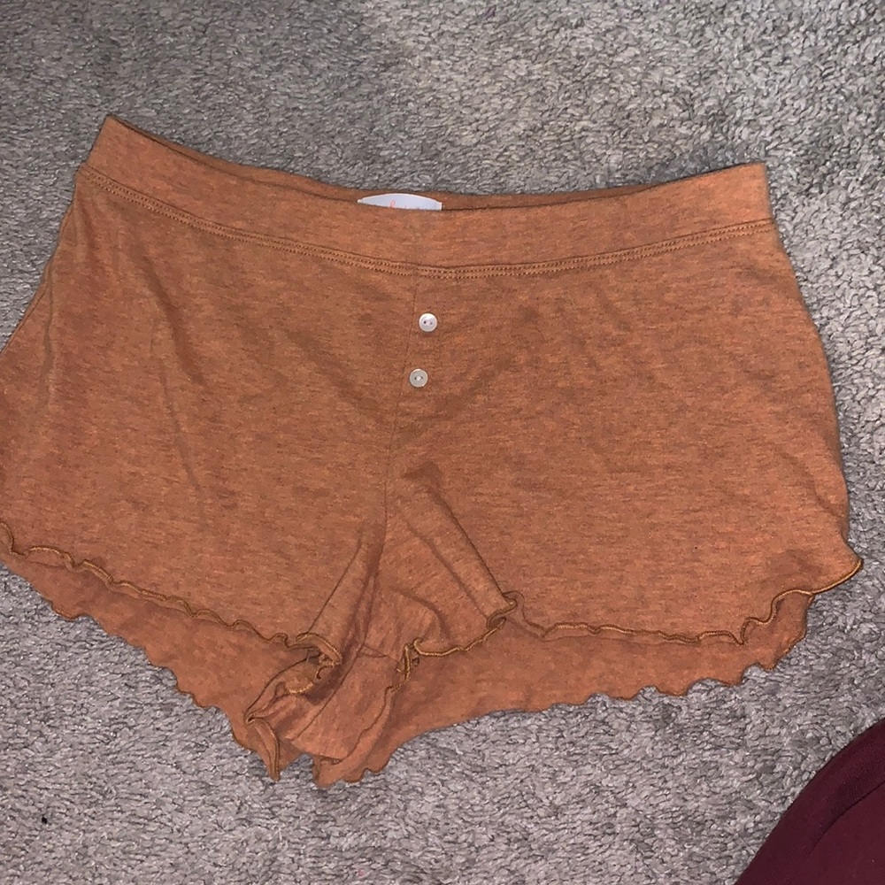 ruffle shorts